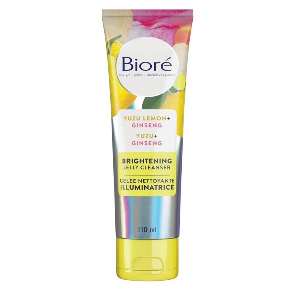 Bioré Yuzu Lemon and Ginseng Brightening Jelly Cleanser